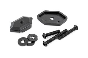 Molle Panel Mounting Kit - Rough Country - Aluminum, Pair - Black
